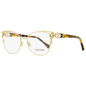 Roberto Cavalli Butterfly Eyeglasses RC5062 Londra 031 Gold/Havana 53mm 5062